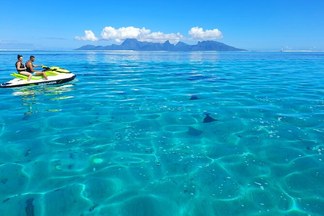 1-hour jet ski excursion in Tahiti - How the guided lagoon ride works