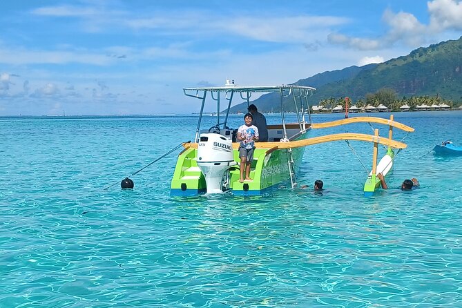 Activity/Excursion Lagoon Tour to Moorea by Canoe 6 hours - Rays and blacktip sharks in the shallow water