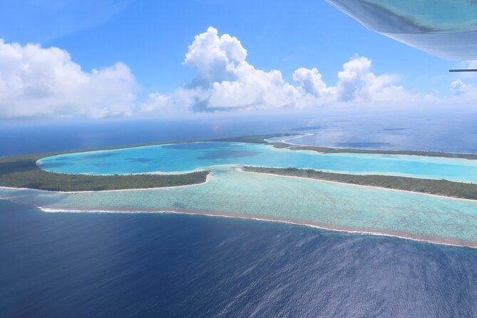 Bora Bora and the Tupai atoll the jewels of the Pacific, 45 min private flight - Georges makes the flight feel more personal