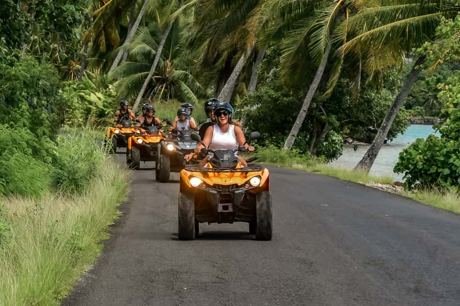 Bora Bora: Combo ATV & Jet Ski Day Trip with Polynesian BBQ - Starting with Bora Bora’s roads and viewpoints