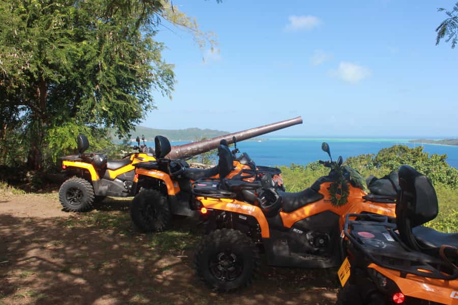 Bora Bora: Island Tour and Mountains Getaway by Quad Bike - A Family Property, Fresh Fruit, and Ipo