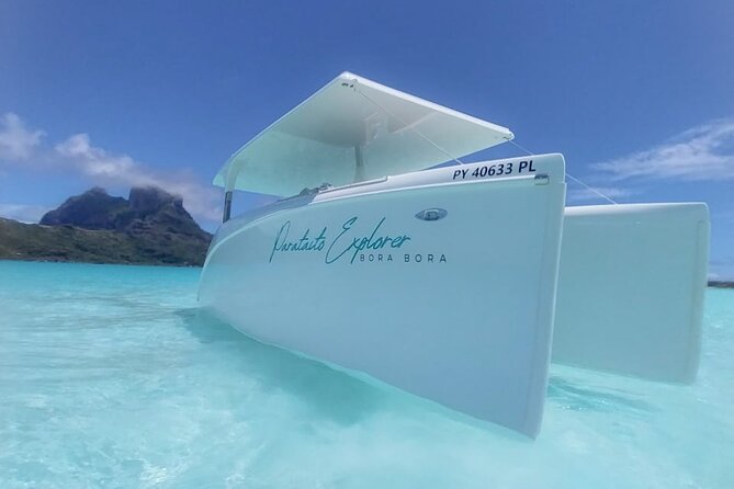 Bora Bora Private Solar Boat Experience - Setting off from Matira Beach at 9:00 a.m.