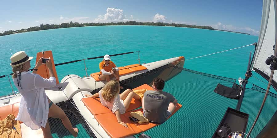 Bora Bora: Sunset Catamaran Cruise with Snacks and Drinks - The lagoon views and Bora Bora’s mountain backdrop