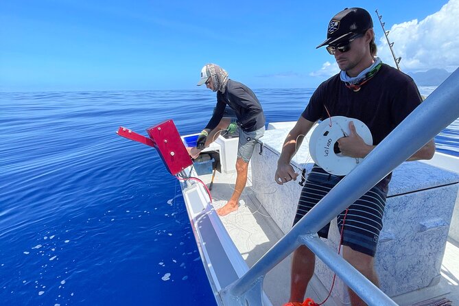 DEEP SEA FISHING 1/2 day (private group) - Four hours of searching for Tahiti’s game fish