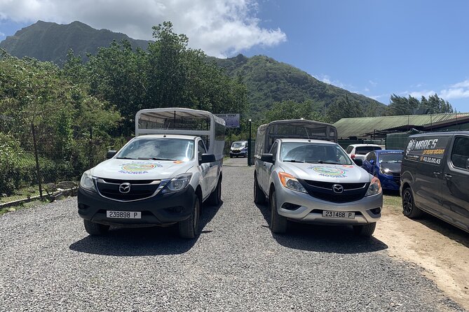 Discovering Moorea from Tahiti in 4x4 with the Ferry Terevau - Manutea Tahiti and the pineapple tasting
