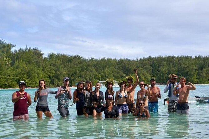 Eco guided excursion to the lagoon of Moorea in a transparent kayak Afternoon 2h - Starting at Tiahura Beach at 1 PM