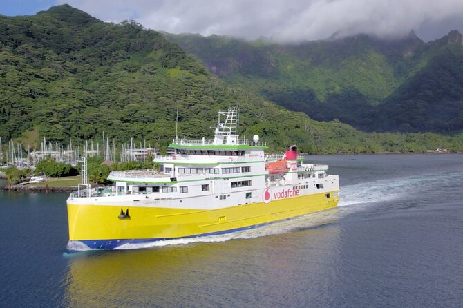 Ferry Transfer between Papeete, Tahiti and Moorea - The timetable matters more than the booking page