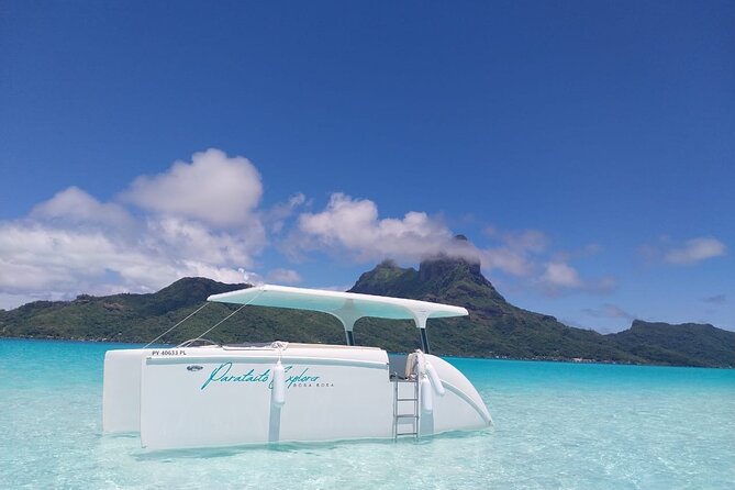 Full Day Solar Boat–Explores Bora Bora at the Rhythm of the Lagoon - Starting at Matira at 9:00 a.m.