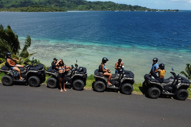 Guided tour of the island and its escapades in Tahaa by Quad / ATV - Mana’o and the path from farmer to customer
