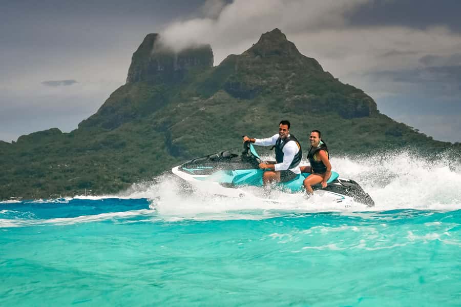 Jet Ski Around Bora Bora - Speed Through Paradise - Why a jet ski is a good way to see Bora Bora