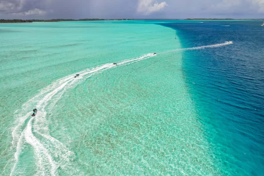 Jet Ski Around Bora Bora - Speed Through Paradise - The two-hour route around Bora Bora