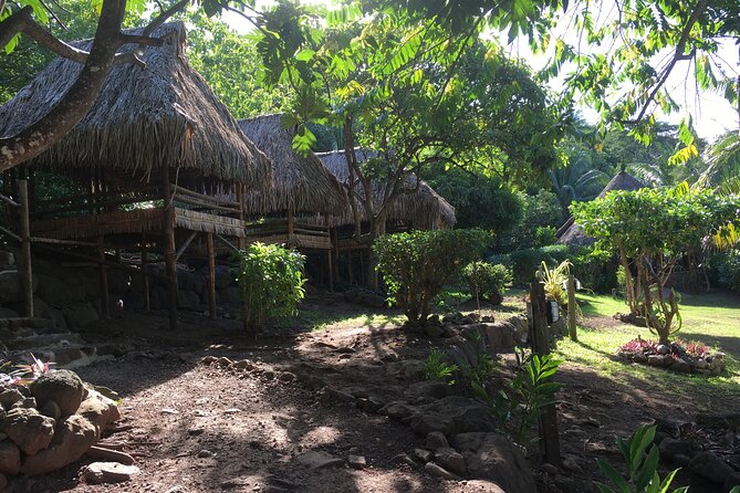 Land and Sea cultural tour to discover traditions, heritage and the lagoon - Walking through Moorea’s lush park