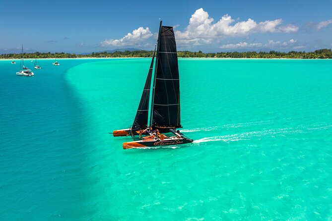 LUXURY Catamaran Bora Bora : Sailing, Snorkeling & Floating Bar - The Morning Transfer to Vitamin Sea