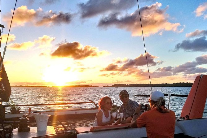LUXURY PRIVATE Catamaran Bora Bora : The Sunset Escape - Boarding the Vitamin Sea catamaran