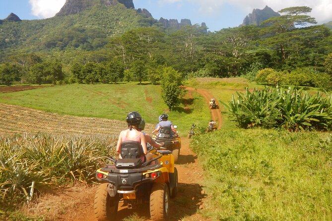 Medium Magical Combo in Moorea of 2 hours of Jetski and 3h30 of Quad - Pineapple fields, valley tracks, and tasting stops