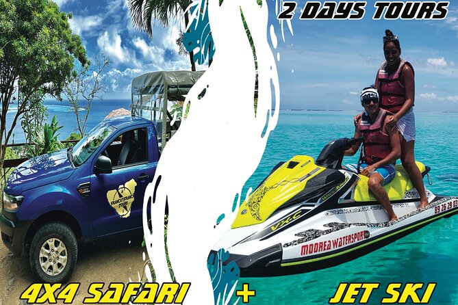 Medium Magical Combo in Moorea of 2 hours of Jetski and 3h30 of Quad - Snorkeling near Motu Tiahura