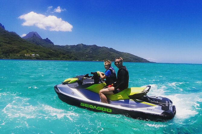 Moorea Combo 2h Jetski 3h30 Quad - Snorkeling with stingrays and blacktip sharks