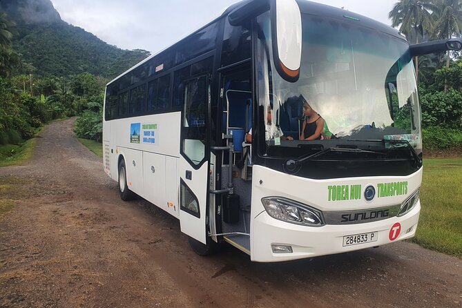 Moorea Island Tour - Starting at the port with Torea Nui Transports