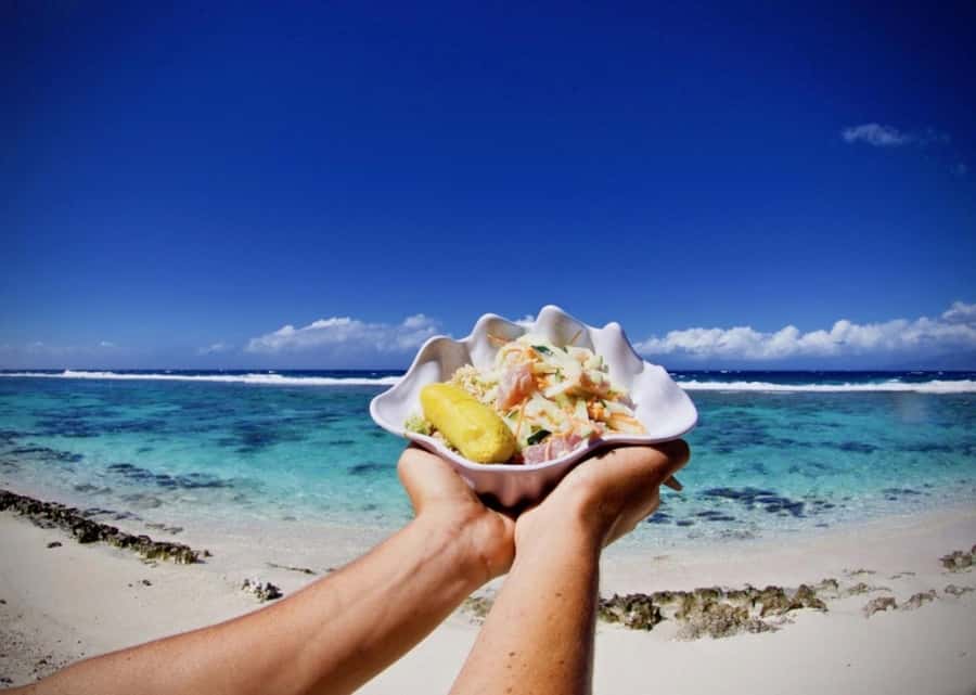 Moorea: Island Tour with Waterfall Hike and Lunch - Magic Mountain Starts the Day with Moorea Below You