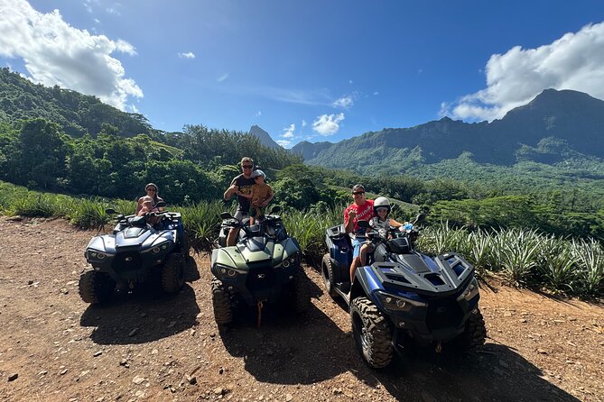Moorea Solo or Twin 3 hours 30 ATV Tour - Pineapple fields and Moorea’s agricultural side