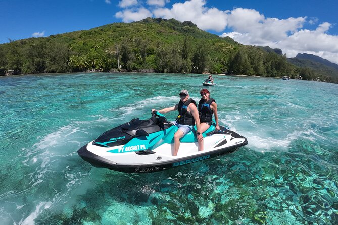 Moorea Solo or Twin Island Tour Jet Ski 4 hours - A four-hour route around Moorea’s lagoon