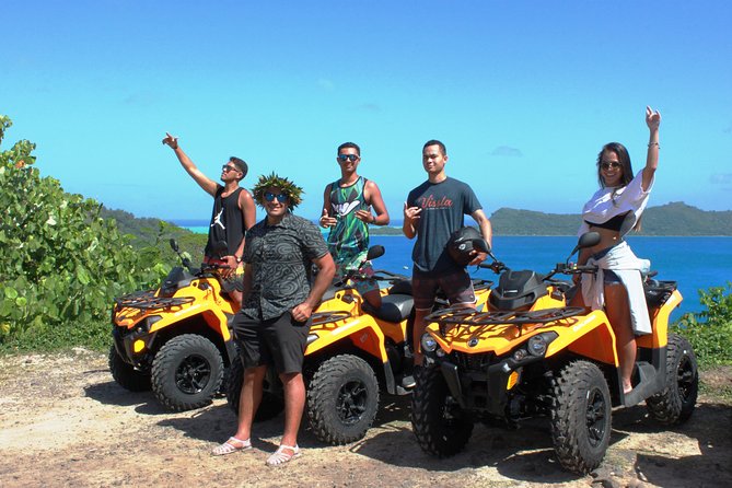 NEW!!! ATV TOURS with a local tour guide from Bora Bora - Starting in Vaitape with a proper ATV briefing