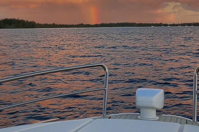 Private Bora Bora Sunset Cruise - Slowly across the lagoon as the light changes