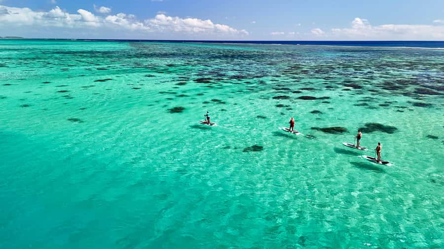 Private E-Board Tour of Moorea Lagoon - Starting at the Manava reception