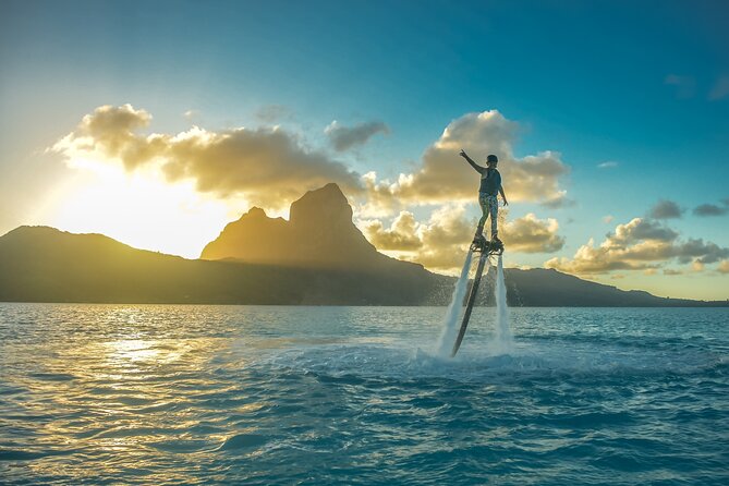 Private Flyboarding Experience in Bora Bora with Pickup - Learning to balance above the water