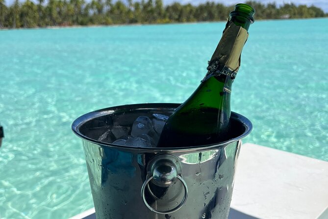 Private Lagoon Tour on a Prestigious Pontoon Boat in Bora Bora - Mount Otemanu from the water