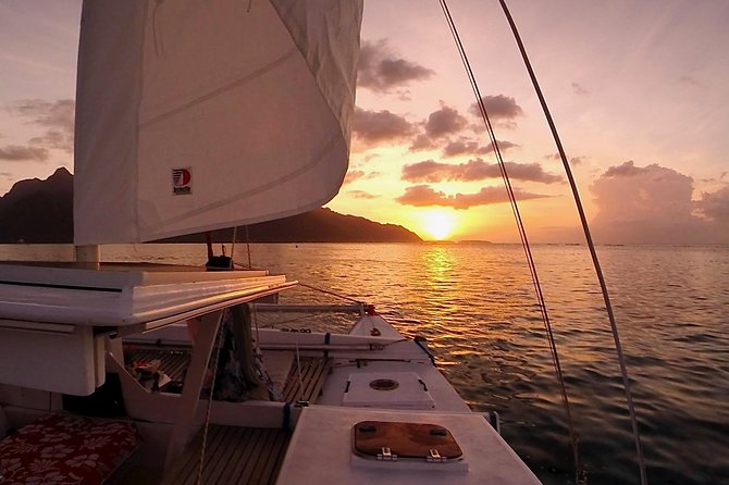 PRIVATE Sunset Cruise : Moorea Sailing on a Catamaran named Taboo - Mai tais, mocktails, and the changing sky
