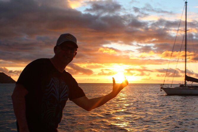 PRIVATE Sunset Cruise : Moorea Sailing on a Catamaran named Taboo - Weather, comfort, and the one serious caution