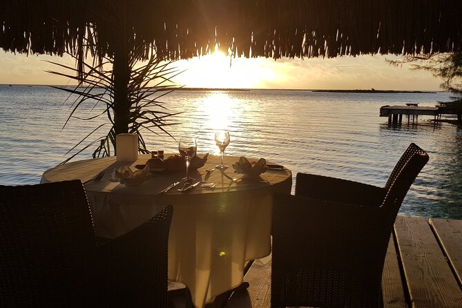 Romantic Private Sunset and Motu Dinner for Two - A 5:00 pm start on Bora Bora’s lagoon