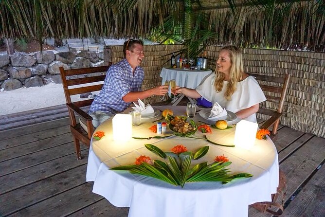 Romantic Private Sunset and Motu Dinner for Two - The sunset cruise sets the mood