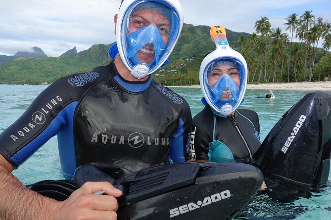 Sea Scooter Jet Snorkeling "Moorea Dream Adventure" - Getting comfortable with the equipment