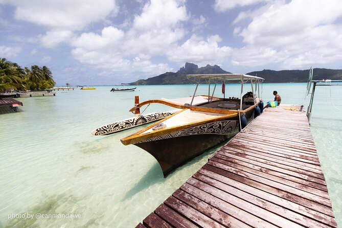 SHARED HALF DAY LAGOON TOUR - Bora Bora Cultural Lagoon Tour - The white sandbar finish