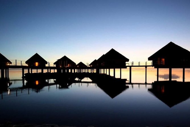 SHARED SUNSET LAGOON CRUISE - Bora Bora Cultural Lagoon Tour - Heading Toward Bora Bora’s West End
