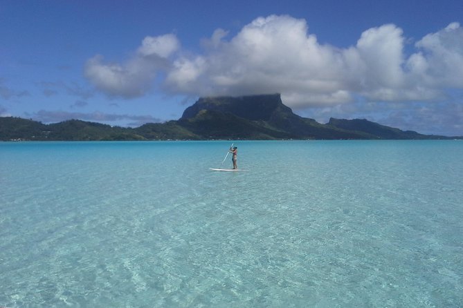Stroll out of time on the lagoon of Bora Bora - Choosing Between a Downwind Run and the Coral Reef