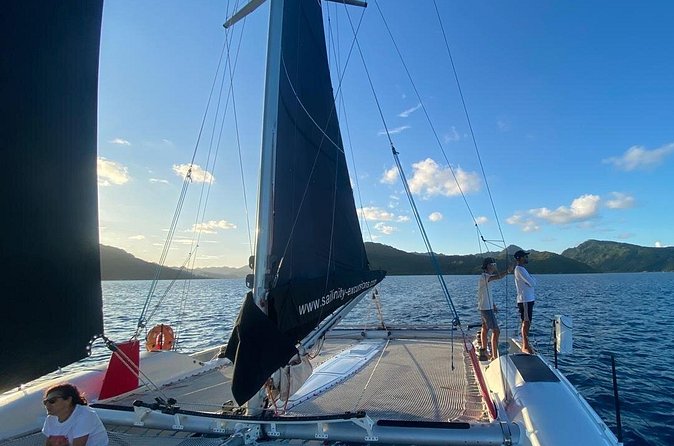 Sunset Cruise in Raiatea – Sailinity - What the catamaran provides onboard
