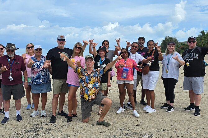 Tahiti Full Day Private Coastal Tour - Maraa Grotto and Taharuu Beach: shade, water, and black sand