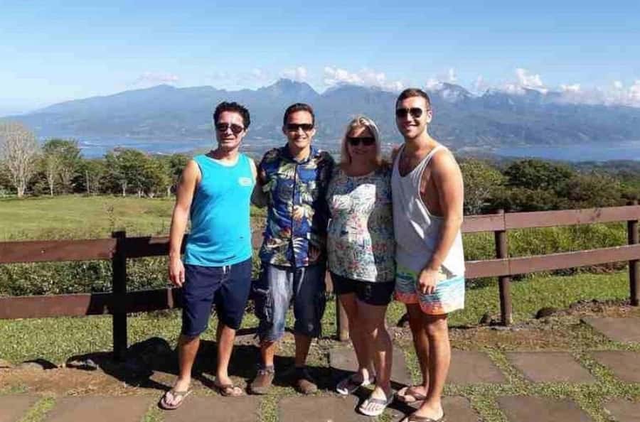 Tahiti: West and East Coast Island Tour with Waterfalls - Taharuu Beach gives you a black-sand pause