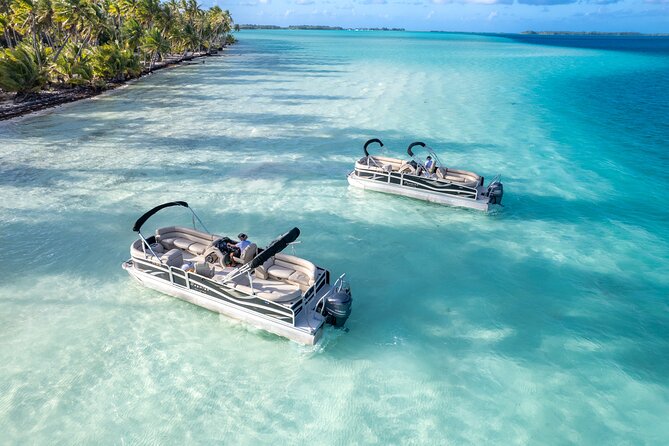 Toa Boat Bora Bora Private Lagoon tour On Majestic Pontoon Boat - The Island Tour And Bora Bora Views