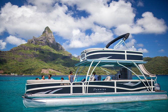 Toa Boat Bora Bora Private Lagoon tour with Lunch on Ambassador Boat - The Slide, Shower, and Towed Buoy