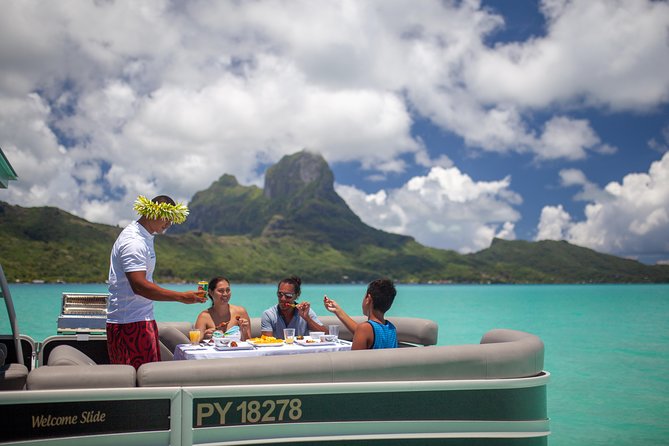 Toa Boat Bora Bora Private Lagoon tour with Lunch on Ambassador Boat - Drinks, Music, and the Lunch Question