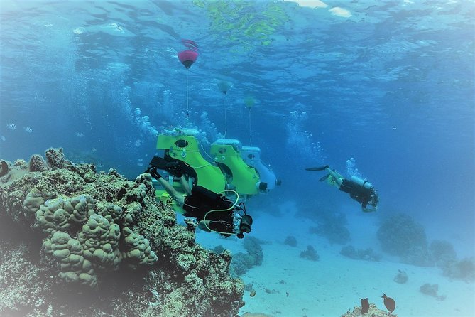 Underwater Scooter - Towels, fruit, and photos after the ride